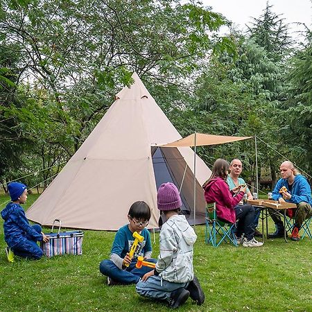 Kanopi Tipi Hotel Kampung Sungai Rengit Esterno foto